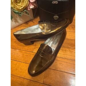 nwob Carel Paris patent leather loafer size 38.5 us 8.5 (sh1000